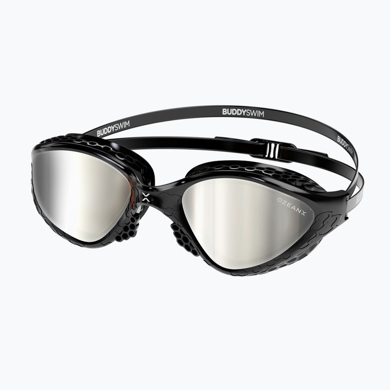 Plaukimo akiniai BuddySwim OzeanX Mirror black / silver
