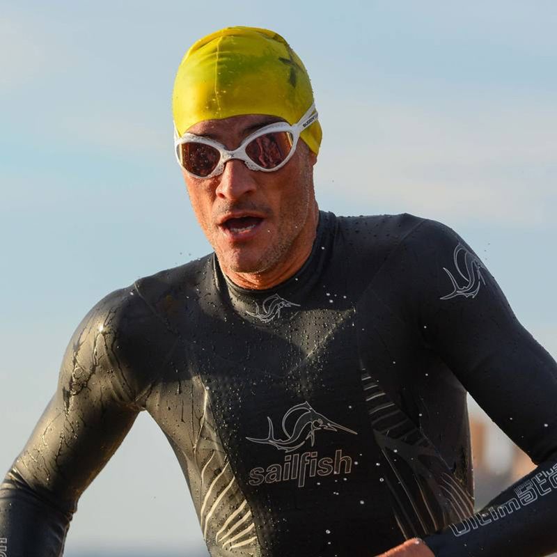 Plaukimo akiniai BuddySwim OzeanX Mirror white / orange 5
