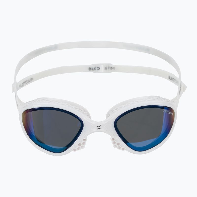 Plaukimo akiniai BuddySwim OzeanX Mirror white / blue 2