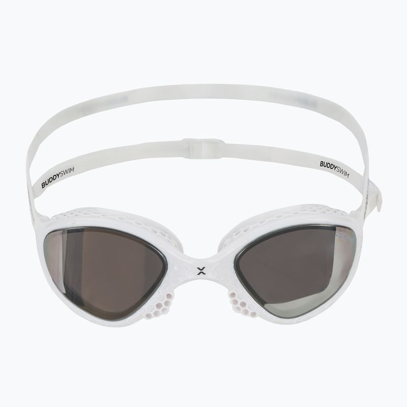 Plaukimo akiniai BuddySwim OzeanX Mirror white / silver 2