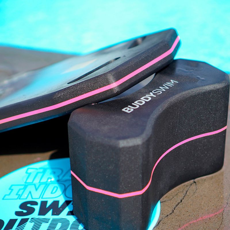 Plaukimo lenta BuddySwim Pull Buoy black/pink 5