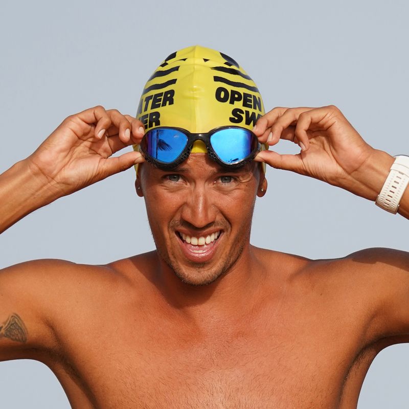Plaukimo kepuraitė BuddySwim OWS Silicone yellow 2