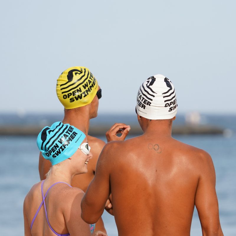 Plaukimo kepuraitė BuddySwim OWS Silicone yellow 3
