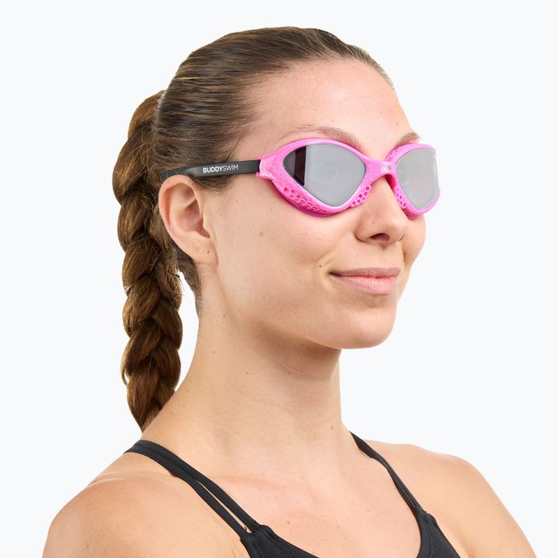 Plaukimo akiniai BuddySwim Ozean pink/black/smoke 4