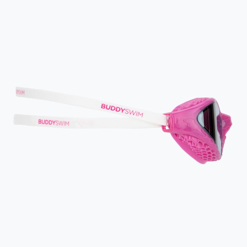Plaukimo akiniai BuddySwim OzeanX Mirror pink/white/iridium 3