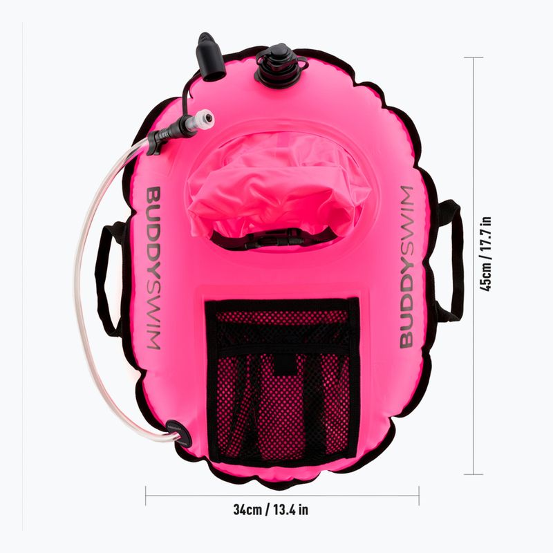 Gelbėjimosi plūdurys Buddyswim Hydrastation Pro 10 l pink 2