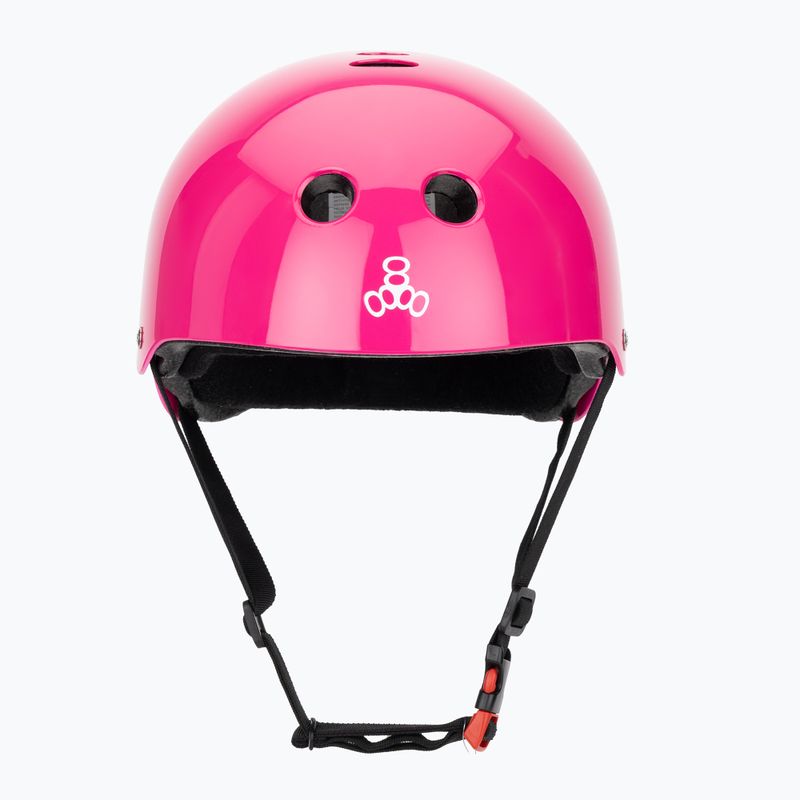 Šalmas Triple Eight The Certified Sweatsaver pink glossy 2