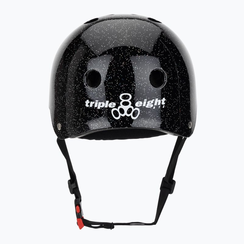 Šalmas Triple Eight The Certified Sweatsaver black glitter 4