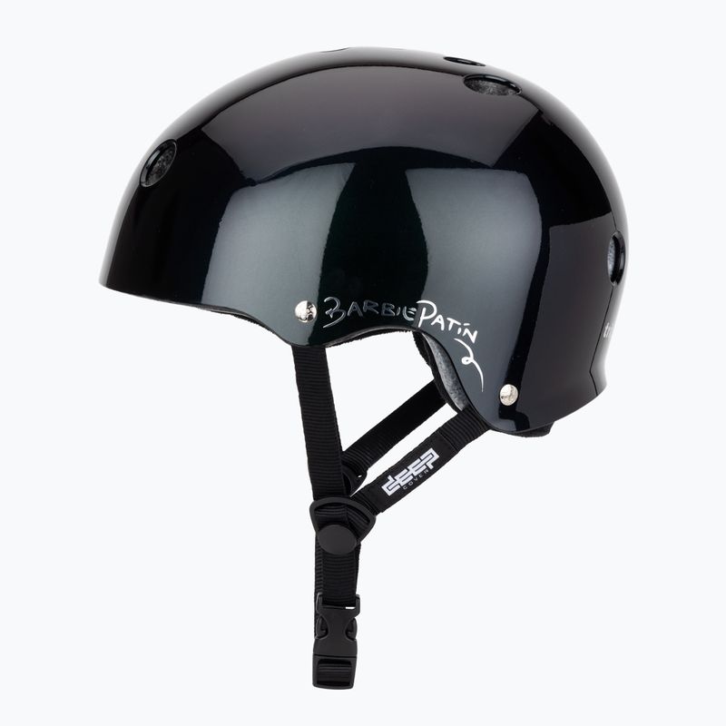 Šalmas Triple Eight Deep Cover Barbie Skates purple/green 3