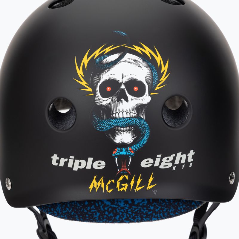 Šalmas Triple Eight Deep Cover Mike Mcgill black mcgill 7