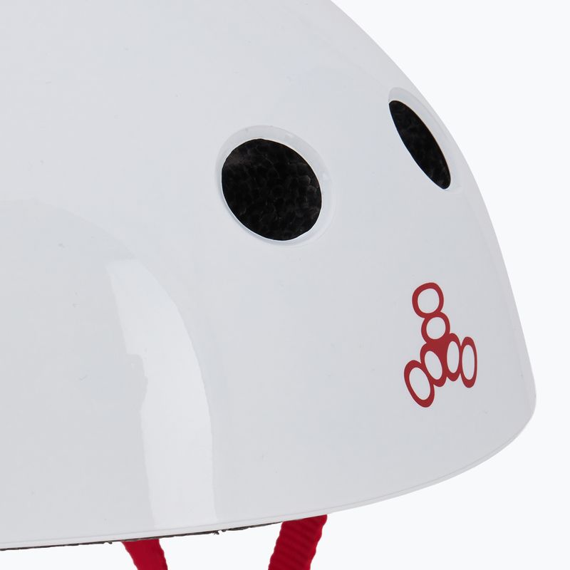 Vaikiškas šalmas Triple Eight Little Tricky white 7