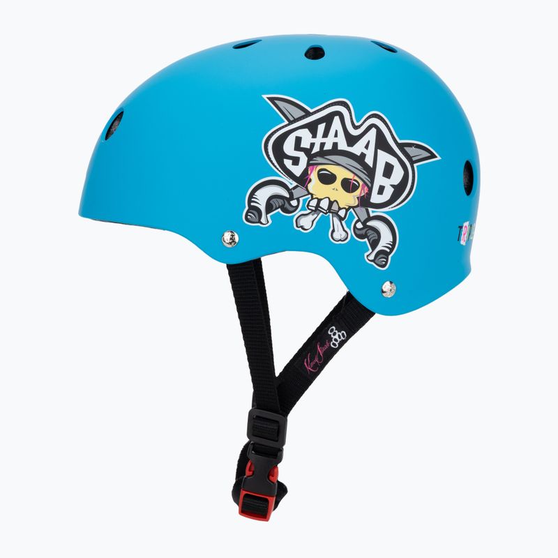 Vaikiška šalmas Triple Eight Youth Lil 8 Staab neon blue 3