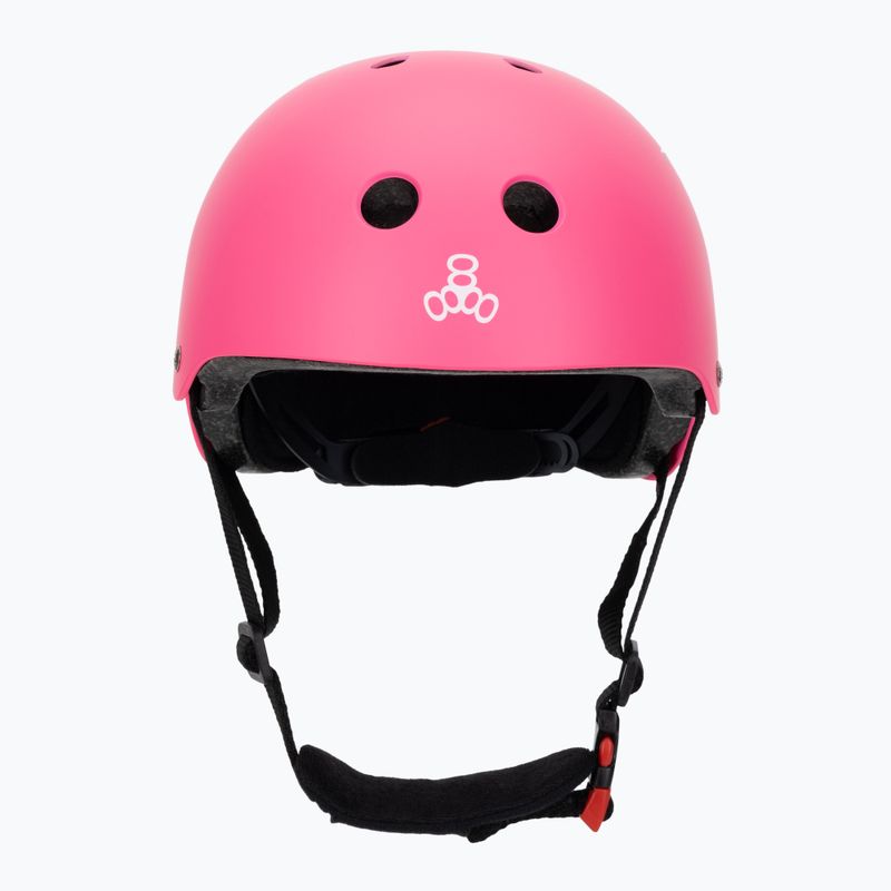 Vaikiškas šalmas Triple Eight Youth Lil 8 Staab neon pink 2