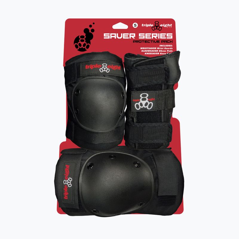 Apsaugų rinkinys Triple Eight Saver Series black 2