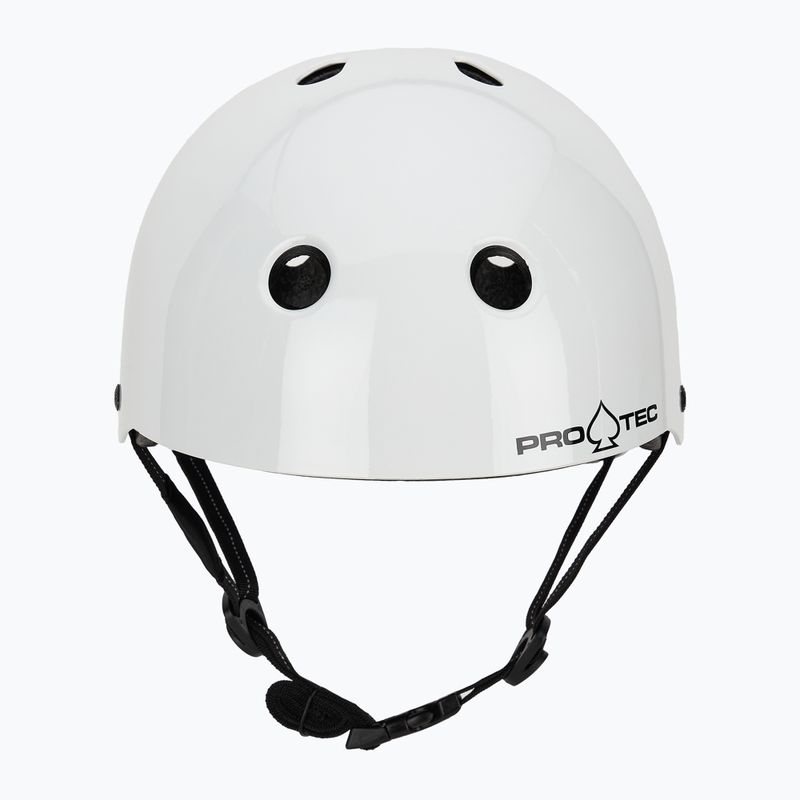 Šalmas Pro-Tec Low Pro gloss white 2