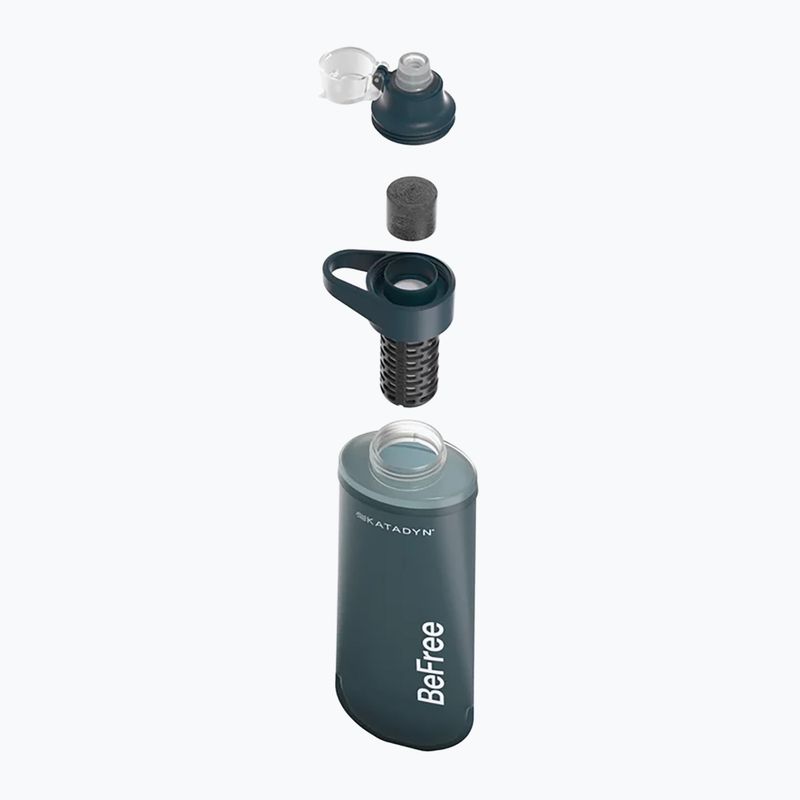 Kelioninis butelis su filtru Katadyn BeFree Filter AC 500 ml slate blue 5