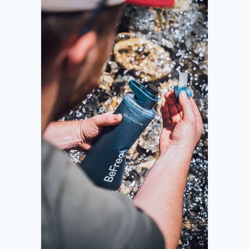 Kelioninis butelis su filtru Katadyn BeFree Filter AC 1 l slate blue 7