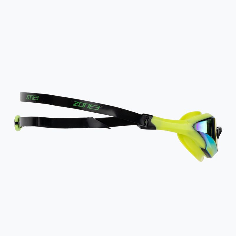 Plaukimo akiniai ZONE3 Volare Streamline Racing lime/black 3