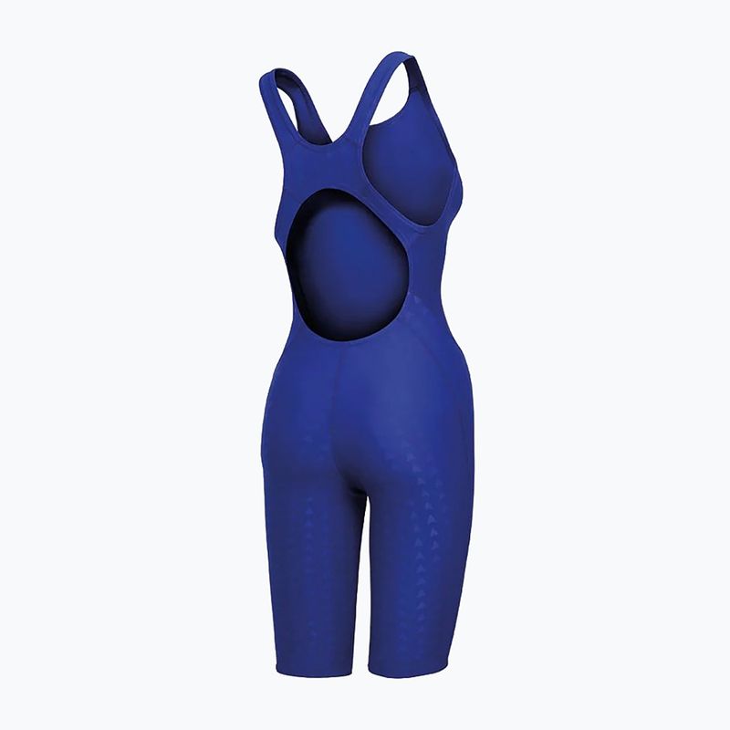 Moteriškas vientisas maudymosi kostiumėlis ZONE3 Performance Speed Kneeskin blue/white 2
