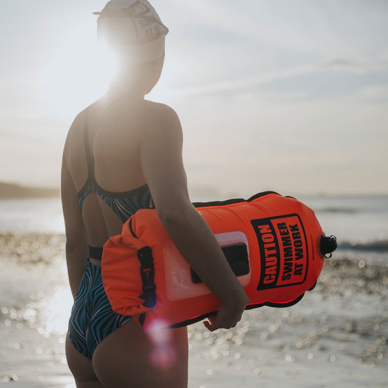 Apsauginis plūduras BuddySwim Smartphone Dry Bag 28 l orange 6