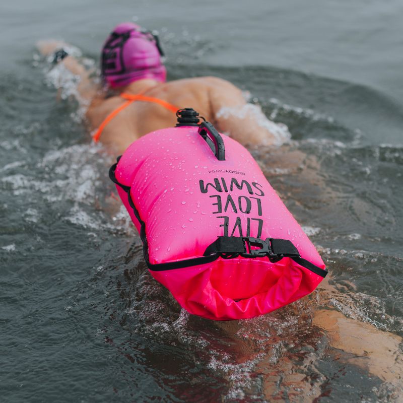 Apsauginis plūduras BuddySwim CSW Dry Bag 20 l pink 7