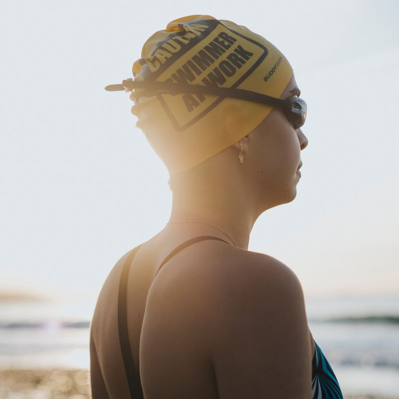 Plaukimo kepuraitė BuddySwim CSW Silicone yellow 3