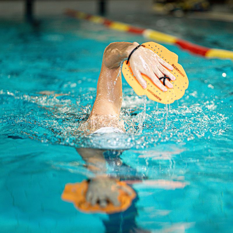 Plaukimo irklai BuddySwim Power Paddle orange 3