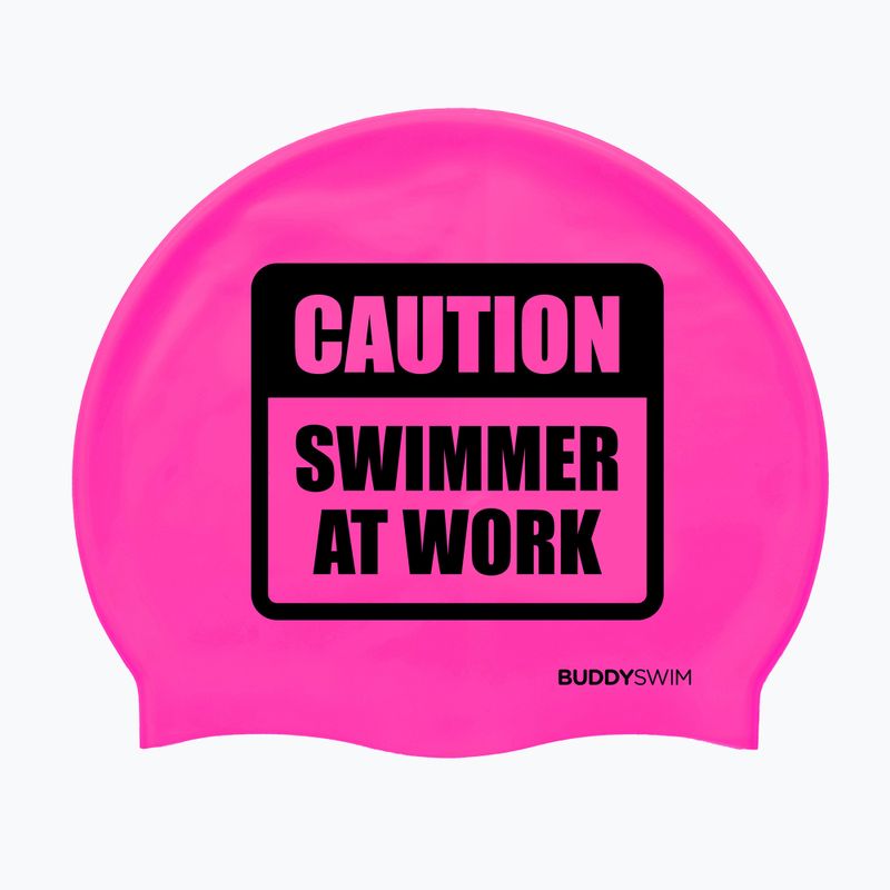 Plaukimo kepuraitė BuddySwim CSW Silicone pink