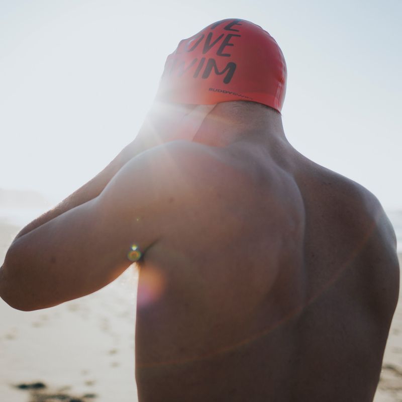 Plaukimo kepuraitė BuddySwim LLS Silicone orange 3