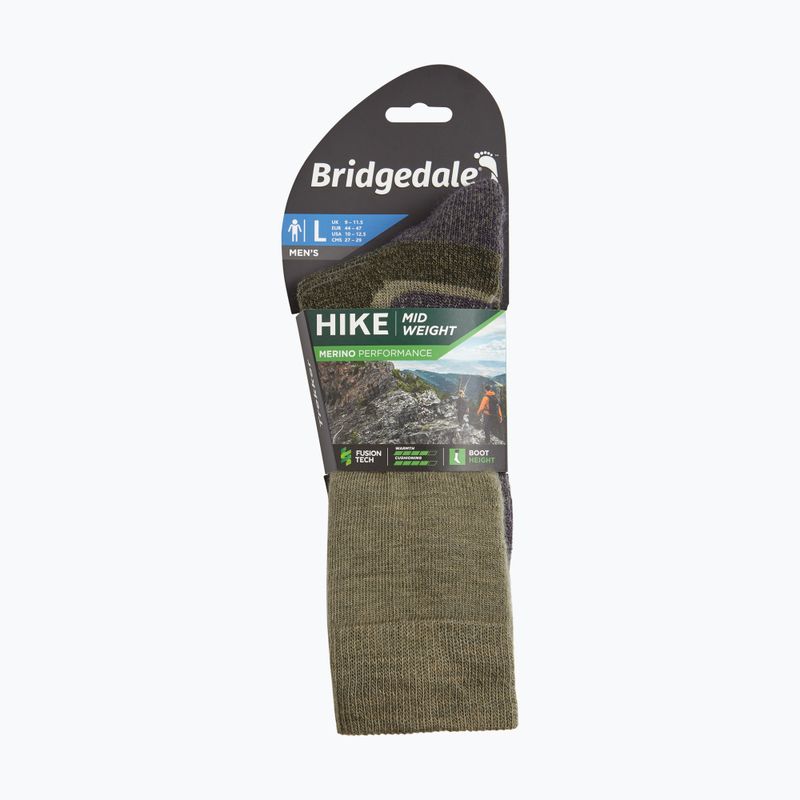 Vyriškos kojinės Bridgedale Heavyweight Performance Boot Original green 11