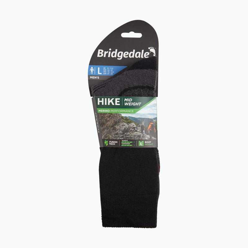 Vyriškos kojinės Bridgedale Heavyweight Performance Boot Original black 4