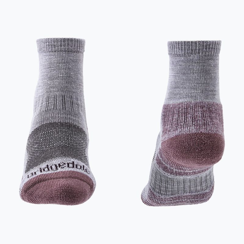 Moteriškos kojinės Bridgedale Lightweight Merino Performance 3/4 Crew Original heather/damson 2