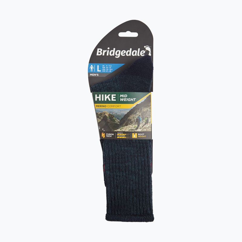 Vyriškos kojinės Bridgedale Midweight Merino Comfort Boot Original navy 4