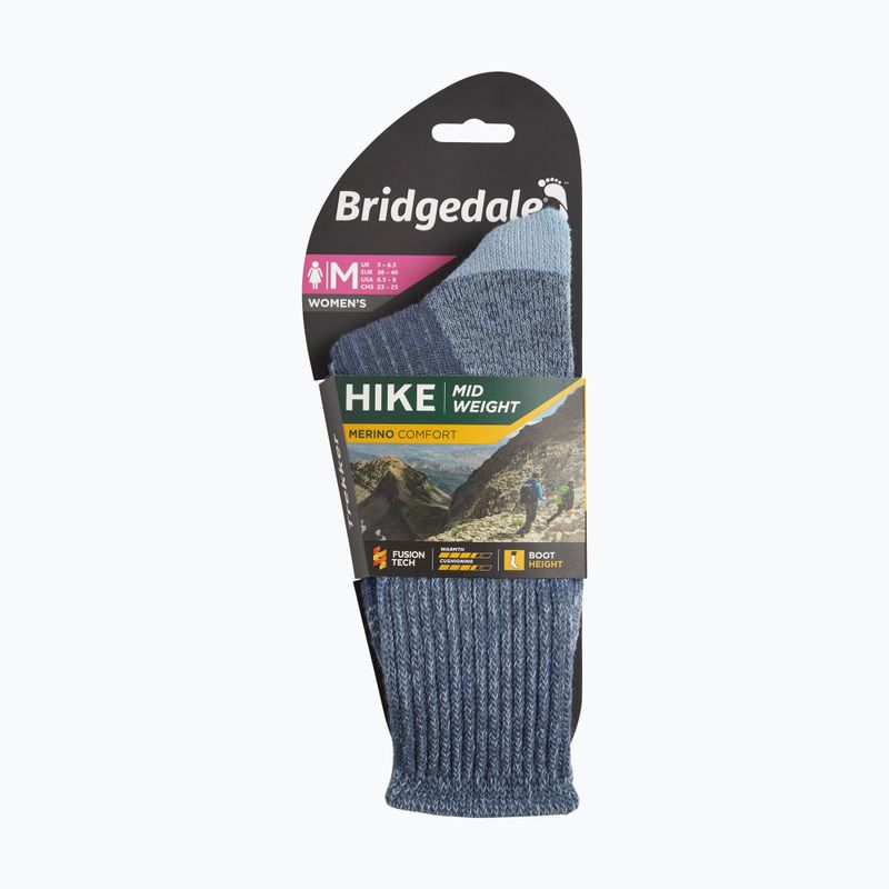 Moteriškos kojinės Bridgedale Midweight Merino Comfort Boot Original blue 4