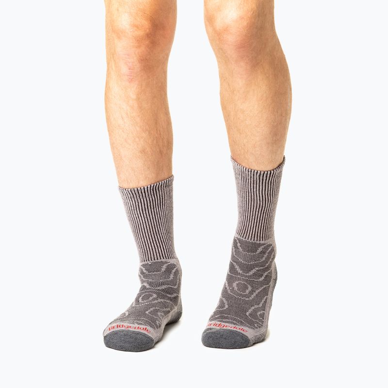 Vyriškos kojinės Bridgedale Lightweight Merino Comfort Boot Original grey 12