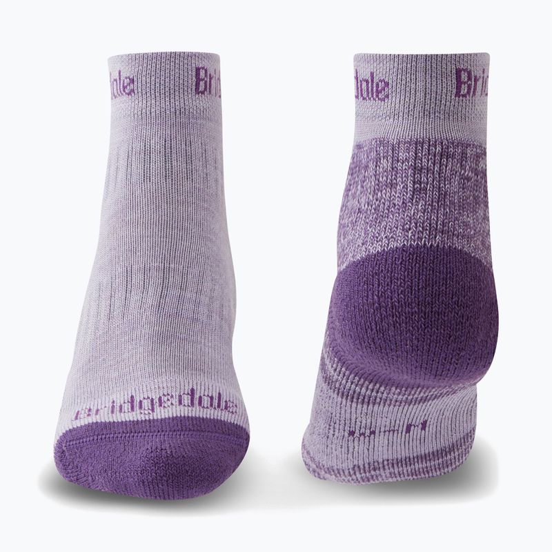 Moteriškos kojinės Bridgedale Hike Lightweight Performance Ankle heather/damson 2