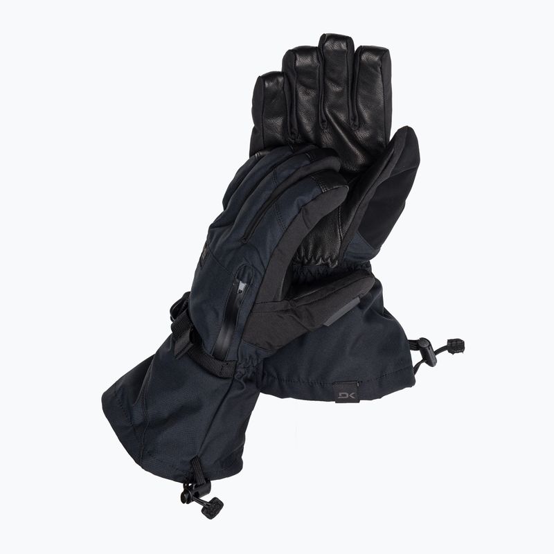 Vyriškos Dakine Leather Titan Gore-Tex snieglenčių pirštinės Black D10003155 2
