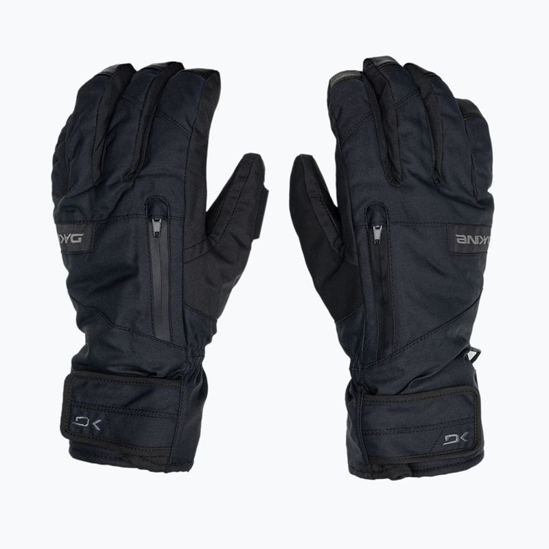 Vyriškos Dakine Leather Titan Gore-Tex Short snieglenčių pirštinės juodos D10003157 3