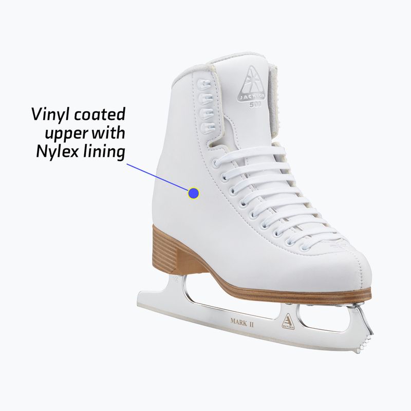 Moteriškos dailiojo čiuožomo pačiūžos Jackson Classic 500 Ultima Mark I Blade white 10