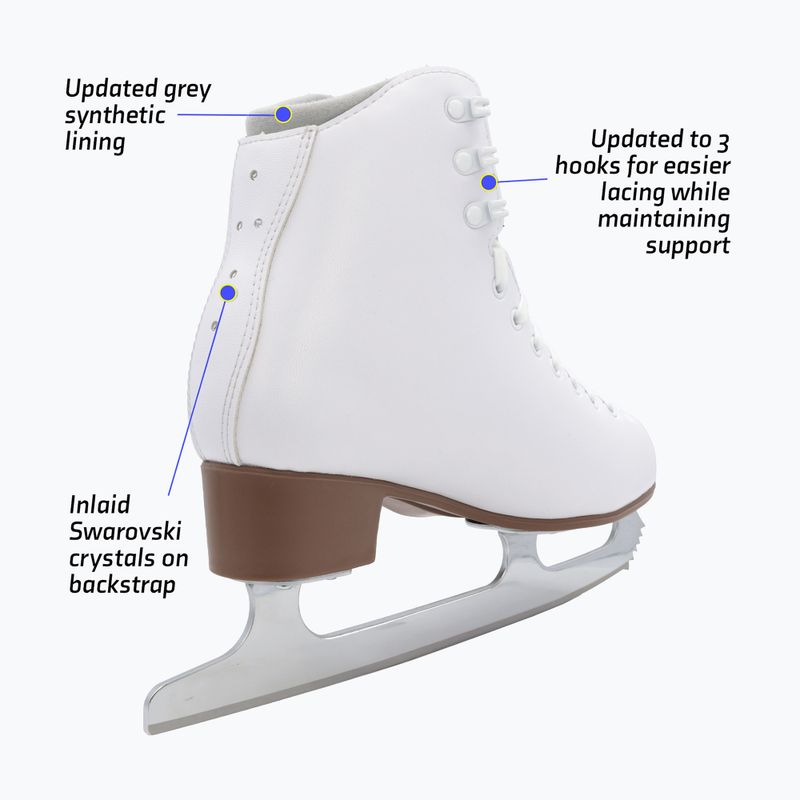 Moteriškos dailiojo čiuožomo pačiūžos Jackson Excel Mark II Blade white 11