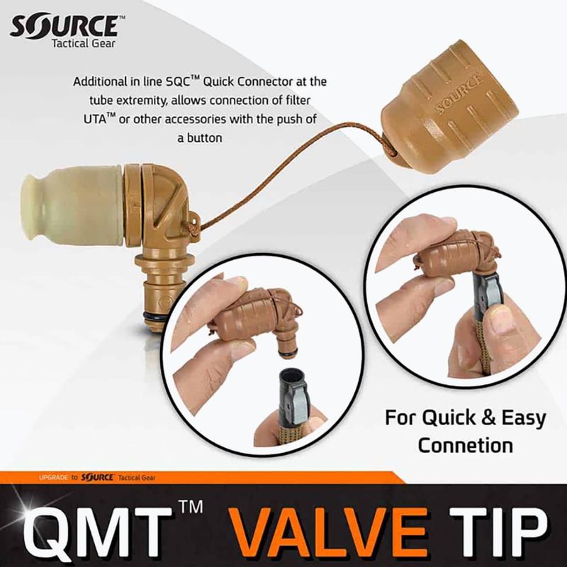 Kandiklis vandens buteliui Source Tactical Helix Valve coyote 3