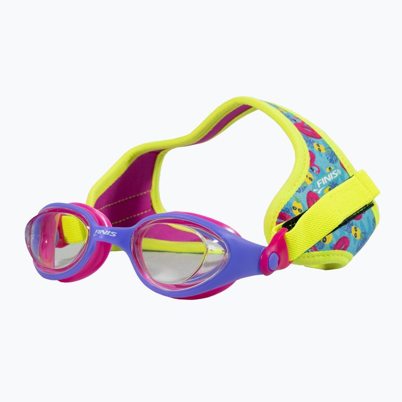 Vaikiški plaukimo akiniai FINIS DragonFlys flamingo clear