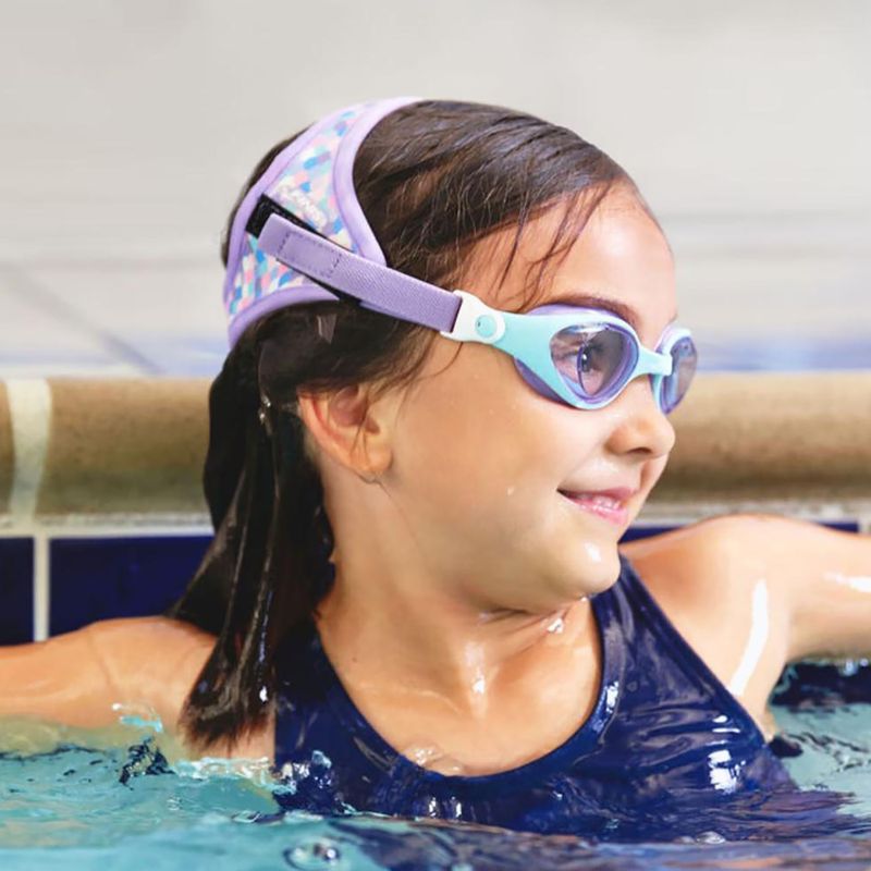 Vaikiški plaukimo akiniai FINIS DragonFlys Goggles lavender scales 2