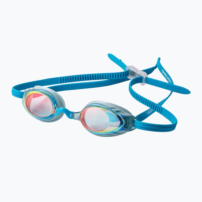Vaikiški plaukimo akiniai Finis Lightning Goggles teal mirror