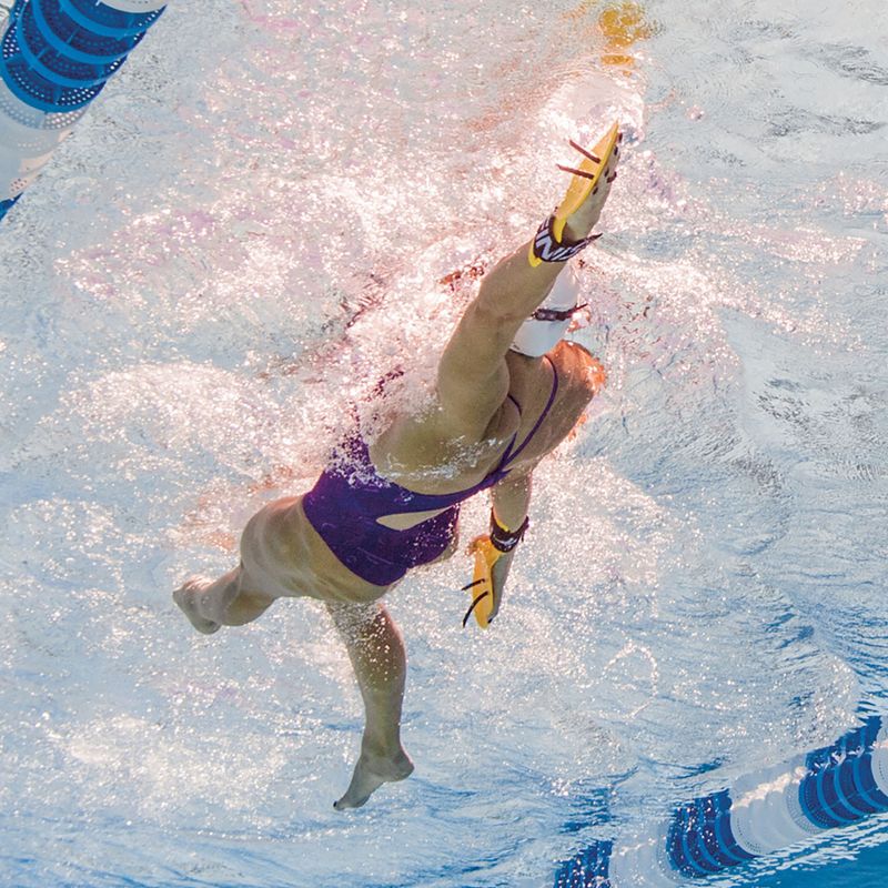 FINIS Bolster geltonos spalvos plaukimo irklai 1.05.026 5