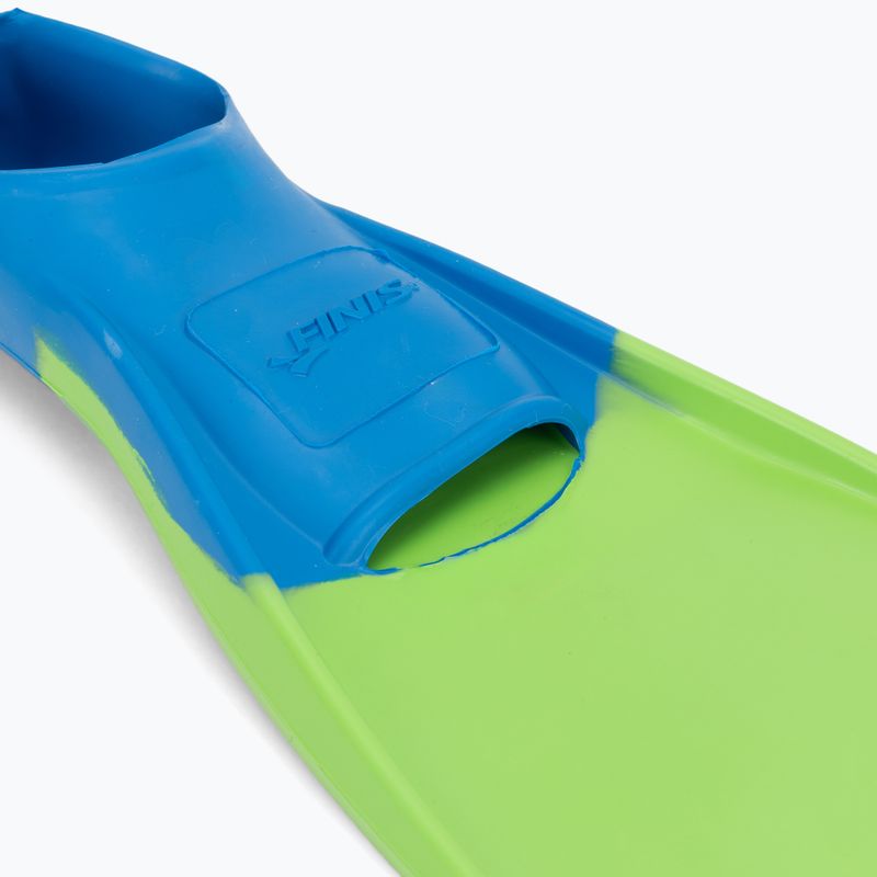 Plaukimo pelekai FINIS Long Floating Fins blue/green 5