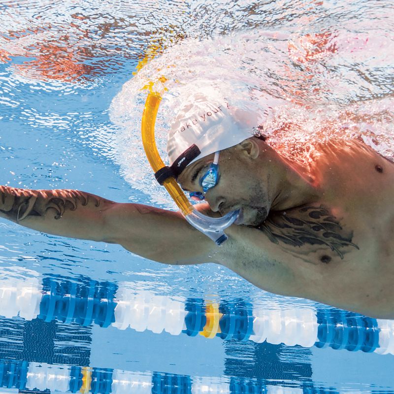 FINIS Swimmers Snorkel priekinis vamzdis geltonas 1.05.009.50 4
