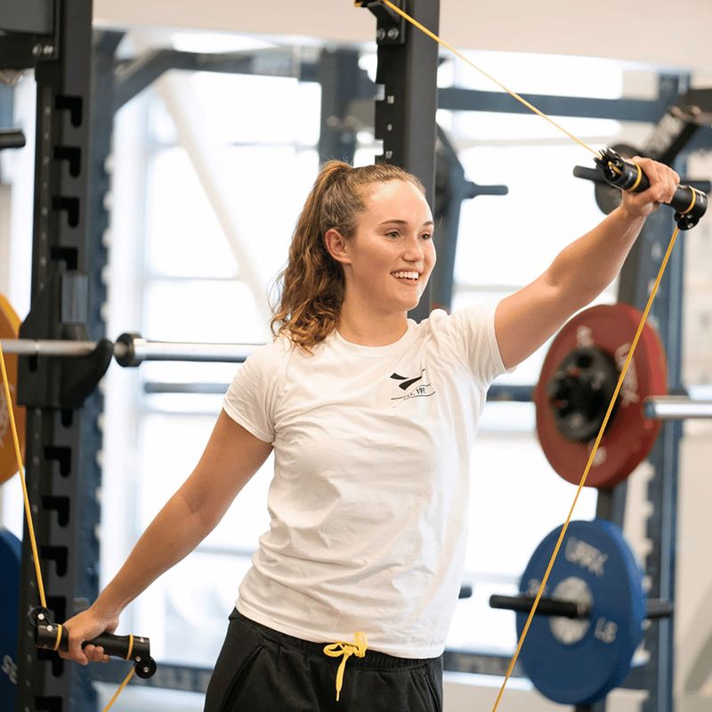 FINIS Slide Dryland Trainer plaukimo treniruokliai 9 mm raudoni 1.05.095.09 4