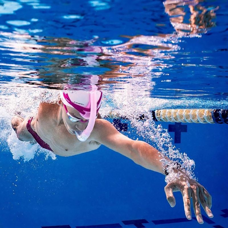 Plaukimo vamzdelis FINIS Stability Snorkel orchid 3