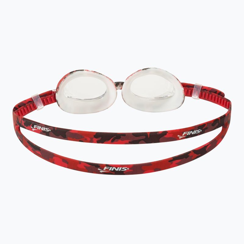 Plaukimo akiniai FINIS Adventure red camo 5